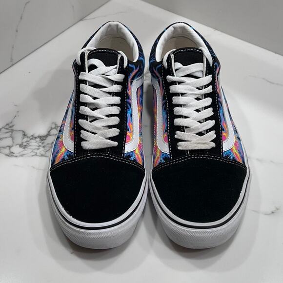 Vans‎ Old Skool Electric Flame Glow in the Dark Sneaker 9 Men's, 10.5 Women's - Picture 4 of 8